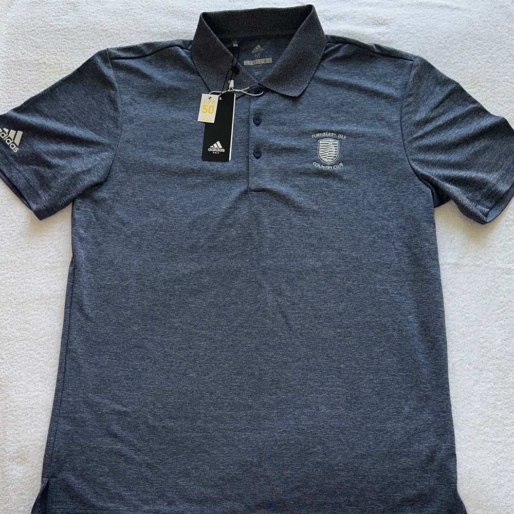 Adidas Men's Charcoal Polo Shirt